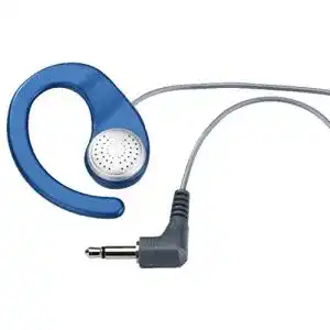 Einohr-Kopfhörer Monacor ES-10 für linkes Ohr in Blau