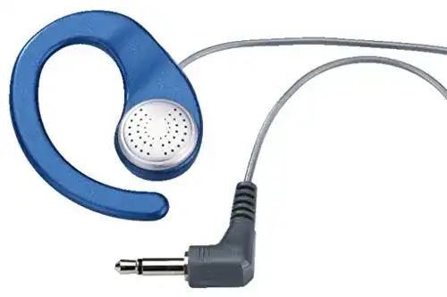 Einohr-Kopfhörer Monacor ES-10 für linkes Ohr in Blau