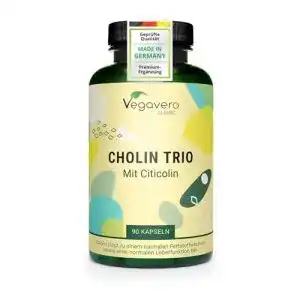 Cholin Vegavero Kapseln 3 Cholin Formen im Vergleich