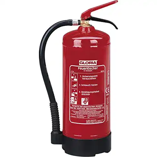 Gloria Protex SD6 E Schaum-Feuerlöscher 6 Liter für Brandklassen A und B