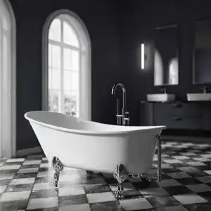 Freistehende Badewanne Bernstein Paris Acryl 176 x 71 cm