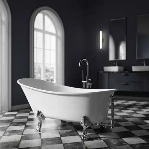 Freistehende Badewanne Bernstein Paris Acryl 176 x 71 cm