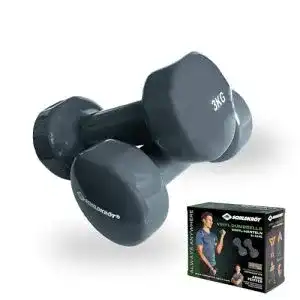 Schildkröt Vinyl Hanteln 3 kg Set für Fitness und Training