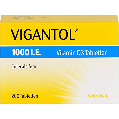 Vitamin D3 Tabletten von Merck für die Selbstmedikation – Vigantol