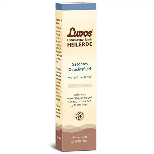 Luvos Heilerde Naturkosmetik Getöntes Gesichtsfluid mit Aprikosenkernöl