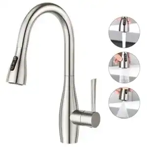 Küchenarmatur Crea mit ausziehbarem Wasserhahn und 3 Funktionen