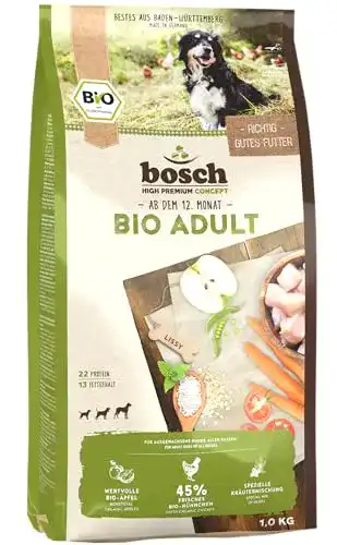 Bio-Hundefutter Bosch HPC BIO Adult Hühnchen für Erwachsene Hunde