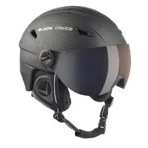 Skihelm mit Visier für Erwachsene – Black Crevice Silvretta