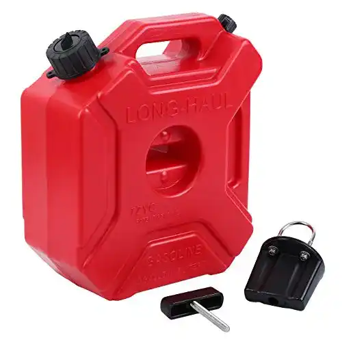 Benzinkanister 5L von Samger in Rot – Kraftstofftank für Fahrzeuge