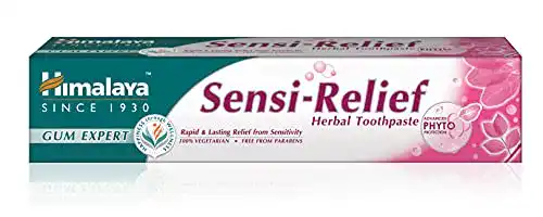 Himalaya Sensi-Relief Zahnpasta 75 ml Kräuterzahncreme für empfindliche Zähne
