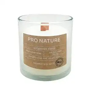 Stearin-Kerzen von Müller Kerzen – PRO NATURE, 10 x 10 cm, 30 Stunden Brenndauer