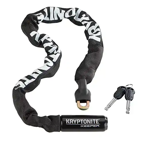 Kryptonite Fahrradschloss Keeper 785 – Kettenschloss mit 7 mm Stahlkette