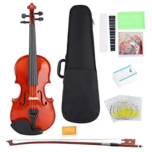 Geige Amonida 1/8 Violine Kit für Anfänger mit Zubehör
