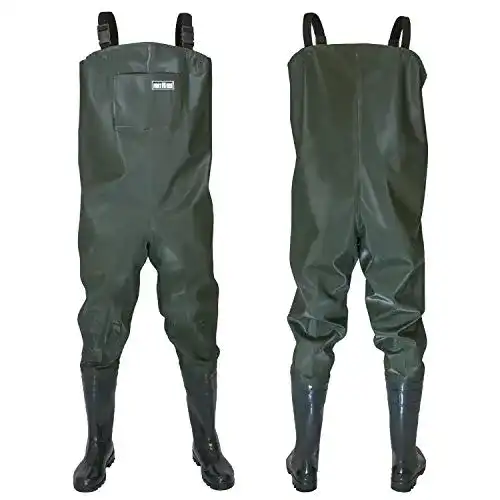 Wathose Fortmen Herren Anglerhose mit Stiefeln in Größe 38-47