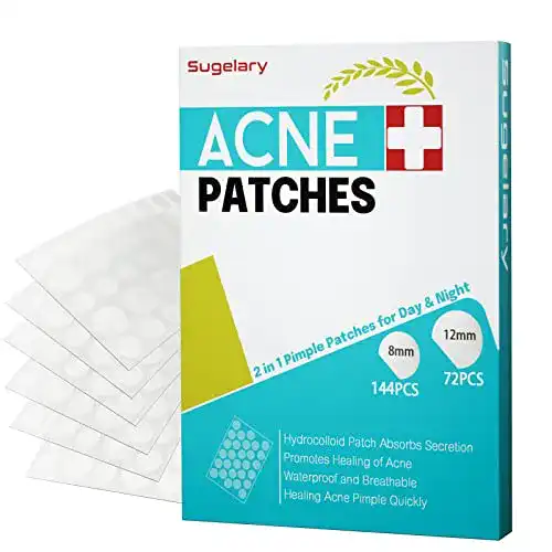 Pimple Patch Tiepetly 216 Stück – Unsichtbare Hydrokolloid Akne Pflaster
