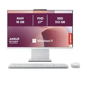 Lenovo IdeaCentre All-in-One PC mit 27 Zoll Display und AMD Ryzen 5