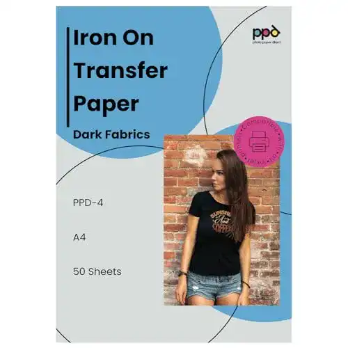 Transferpapier PPD 50 Blatt A4 für dunkle Textilien