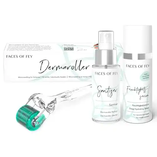 Bartroller FACES OF FEY Microneedling Set mit 192 Nadeln