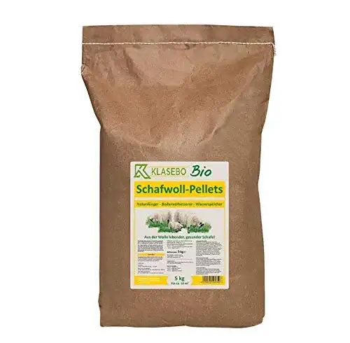 Schafwolldünger Klasebo Bio Schafwoll-Pellets 5 kg für Gartenbau