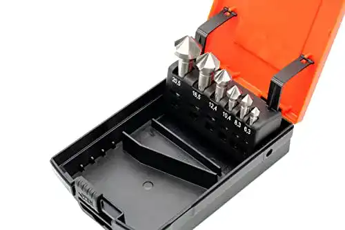 Kegelsenker Baer HSSG 90° Set mit 6 Teilen von 6,3 bis 20,5 mm