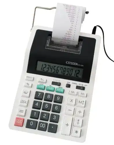 Tischrechner mit Papierrolle Citizen CX-32N für Büro und Zuhause
