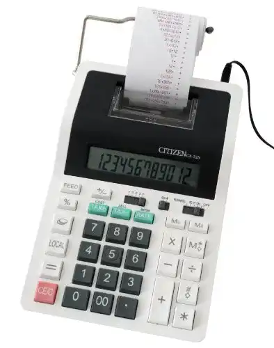 Tischrechner mit Papierrolle Citizen CX-32N für Büro und Zuhause