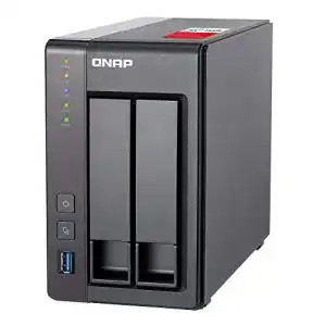 NAS-Gehäuse QNAP TS-251+ 2 Bay mit 2 GB RAM und Intel Celeron