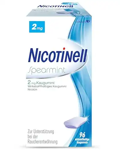Nikotinkaugummi Nicotinell 2 mg Spearmint 96 Stück