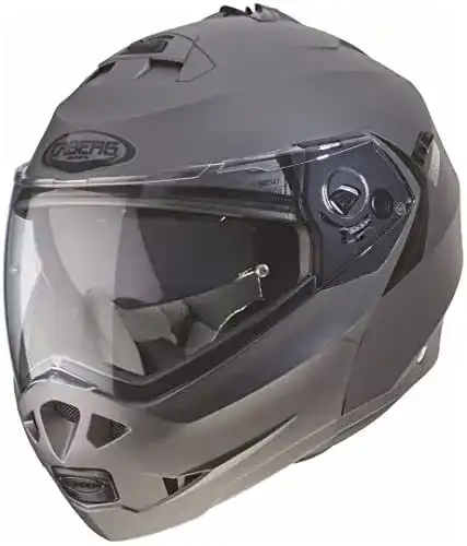 Caberg Caco Duke II Helm in Matt Schwarz und Gun Metal, Größe S/XS