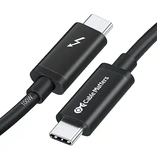 Thunderbolt 3 Kabel Cable Matters mit 100W Aufladen und 20Gbps