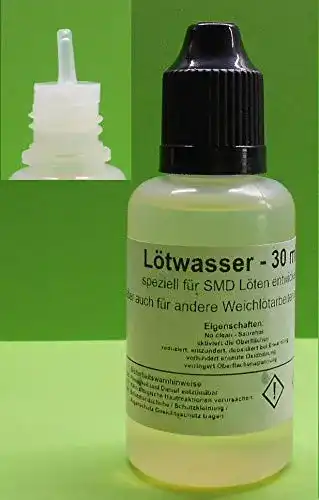 Lötwasser 30 ml für Weichlöten, Flussmittel für SMD
