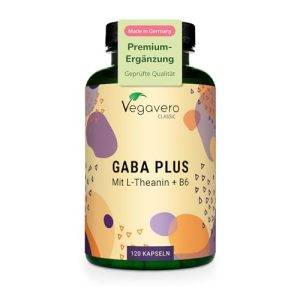 Gaba-Kapseln Vegavero 1000 mg Gamma-Aminobuttersäure pro Portion