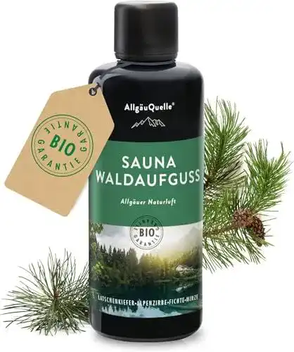 Bio Saunaaufguss mit 100% Bio-Ölen aus dem Allgäu