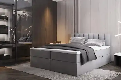 Boxspringbett 160×200 Trada Palermo mit Bettkästen H3