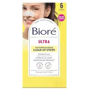Biore Clear-up Strips zur Tiefenreinigung der Nase mit Zaubernuss