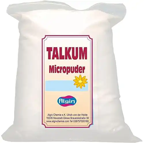 Talkum Algin Pulver 1 kg Clip Beutel Pharmaqualität