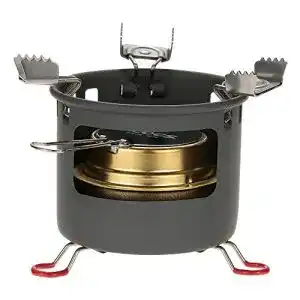 Sturmkocher Docooler Camping Spiritusbrenner für Outdoor-Aktivitäten