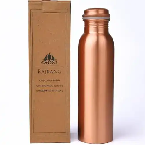 Kupfer Trinkflasche von Rajrang für gesundes Trinken