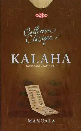 Kalaha Tactic 14005 – Traditionelles Holzspiel für zwei Spieler