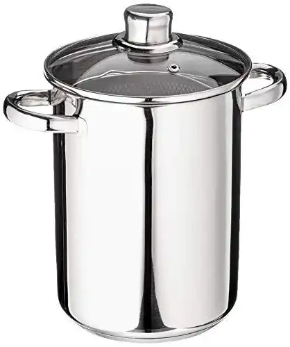 Elo M&K Spargeltopf 16 cm aus Edelstahl mit Siebeinsatz