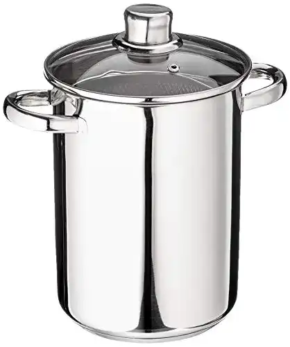 Elo M&K Spargeltopf 16 cm aus Edelstahl mit Siebeinsatz