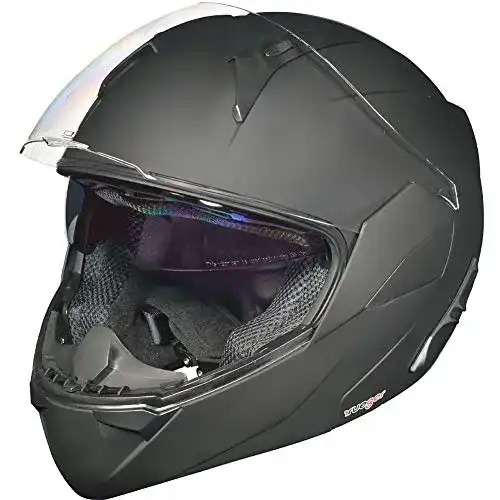Rueger RS-992 Klapphelm Motorradhelm mit ECE-Zulassung und Visier