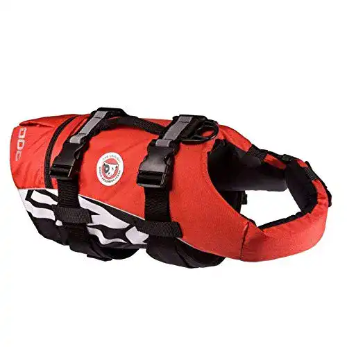 Schwimmweste für Hunde EzyDog DFD – Größenverstellbare Hundeschwimmweste