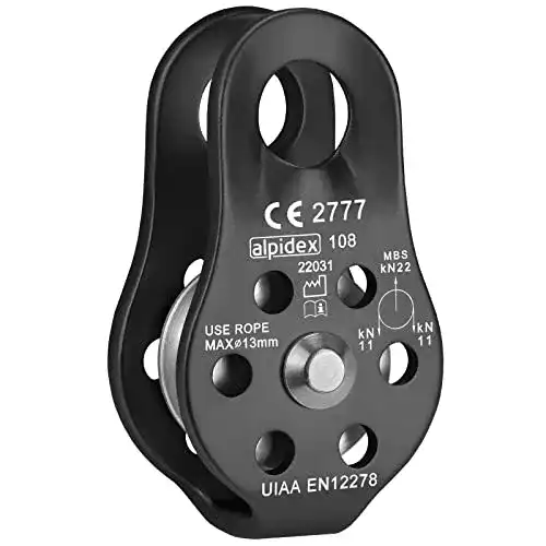 Umlenkrolle Alpidex Seilrolle 22 kN für Flaschenzug und Textilseile