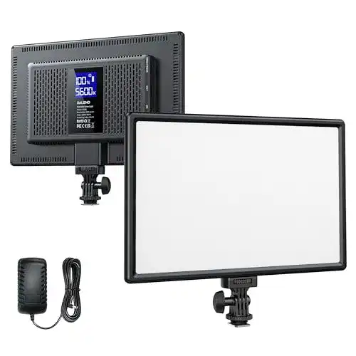Videoleuchte Raleno LED 19,5W mit 2 x 4000mAh Akku