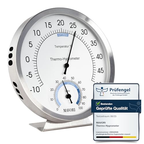 Mavori 2in1 Thermometer und Hygrometer für präzise Klimakontrolle
