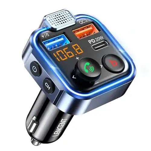 Bluetooth Freisprecheinrichtung LENCENT FM Transmitter