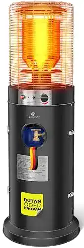 Kesser Heizstrahler Gas KE12 – Terrassenheizer mit Schutzhülle