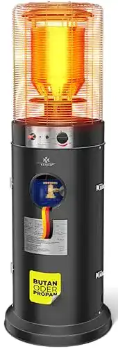 Kesser Heizstrahler Gas KE12 – Terrassenheizer mit Schutzhülle