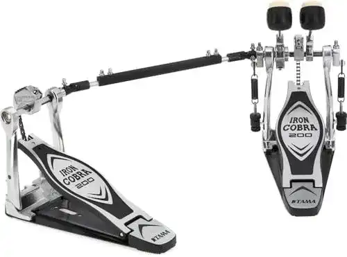 Tama HP200PTW Iron Cobra 200 Doppelpedal – Fußmaschine für Schlagzeug